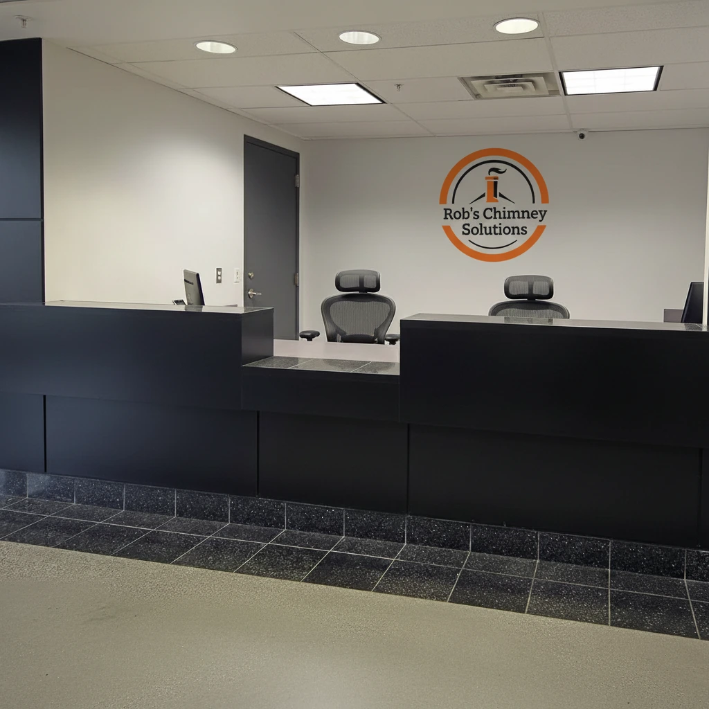 Rob's Chimney Solutions office interior in Alexandria, VA